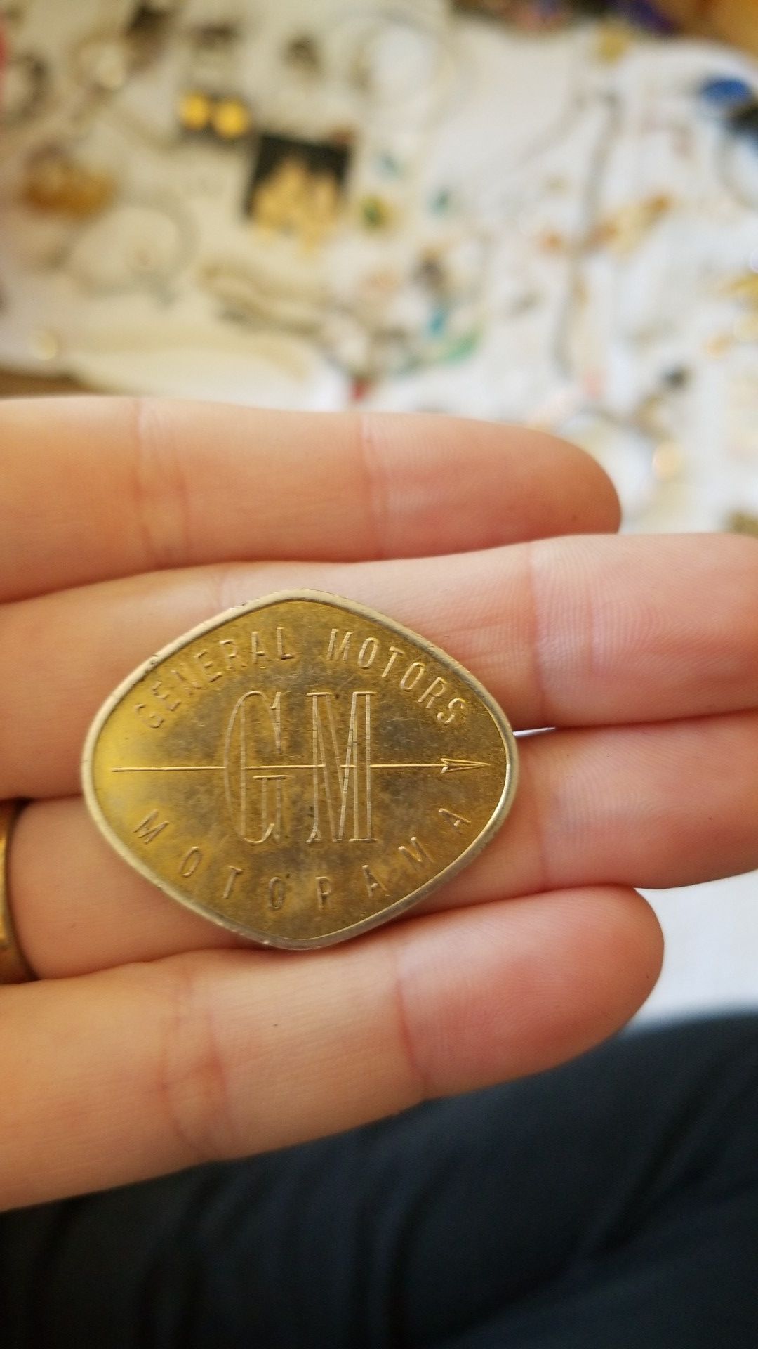 General motors 1955 coin
