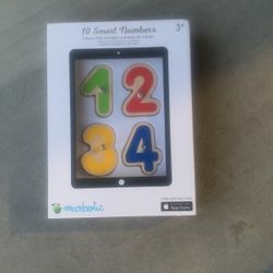 Tablet Wooden Numbers