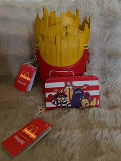 McDonald’s loungefly bag and wallet