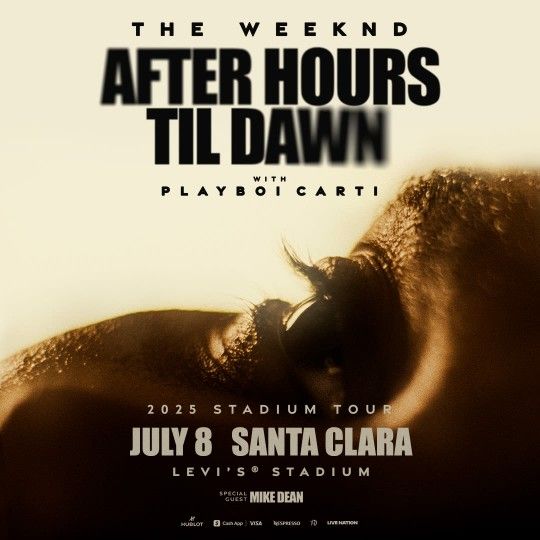 The Weeknd: After Hours Til Dawn Tour With Playboi Carti And Mike Dean Tickets