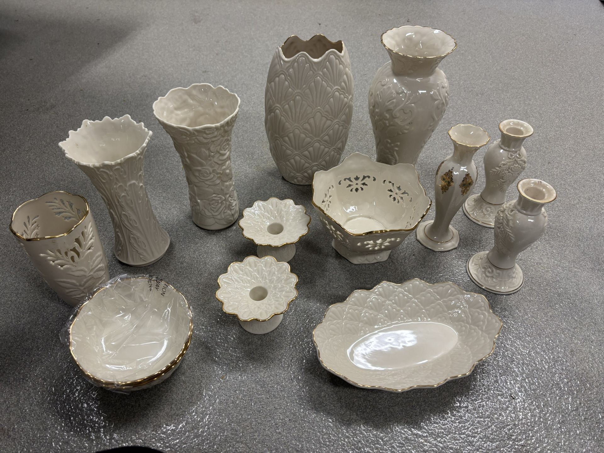 Lenox Collection vases Plates Etc Excellent Condition