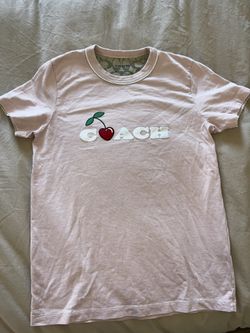 Coach Pink Cherry T Shirt Size XS