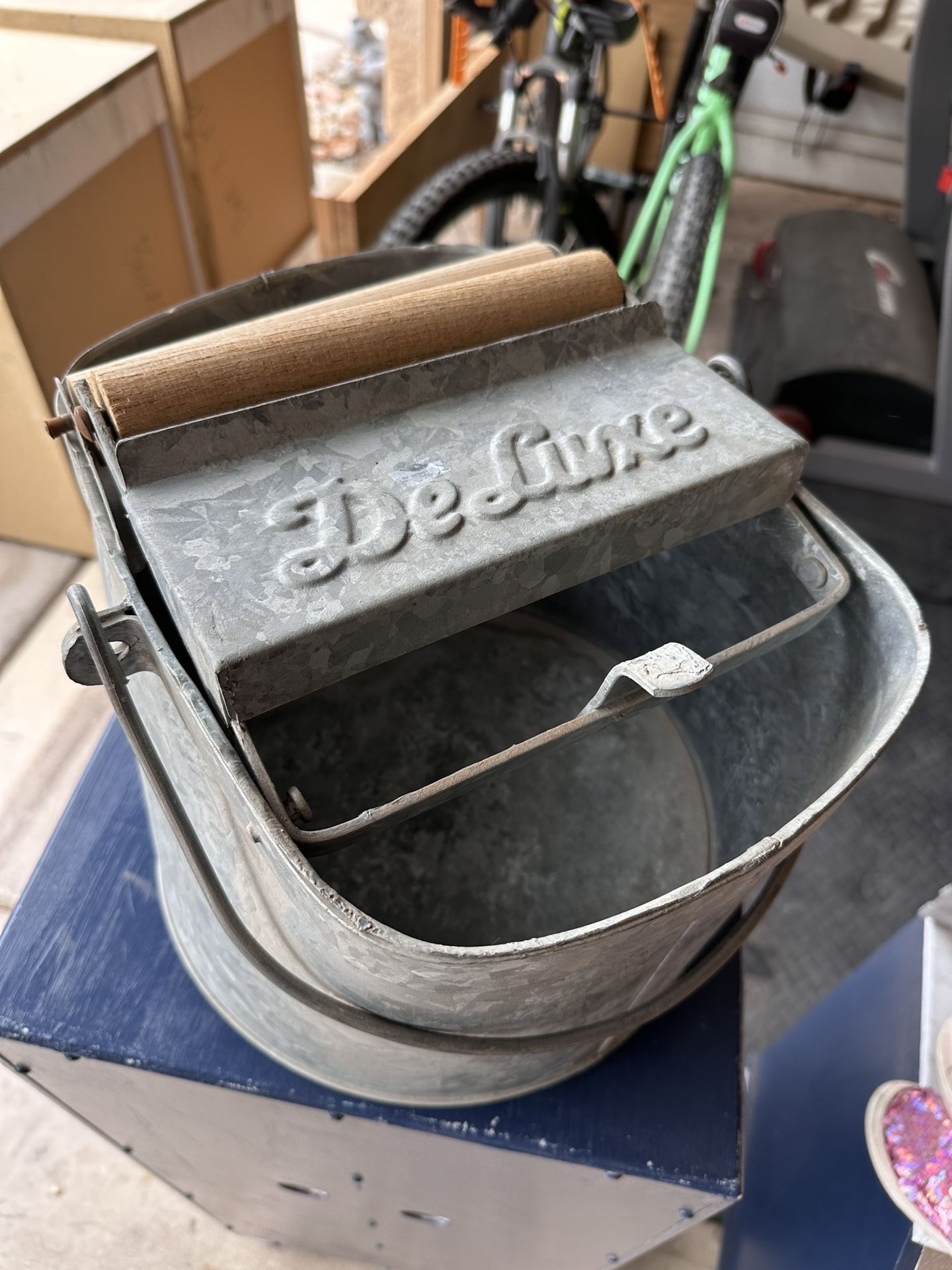 Vintage DeLuxe Mop Bucket
