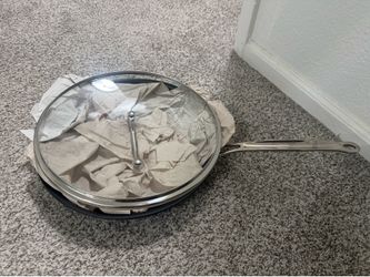 Cuisinart 12” Nonstick Skillet with Glass Lid — Like New