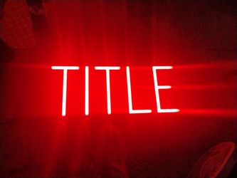 SpellBrite neon lettering sign (multi use)