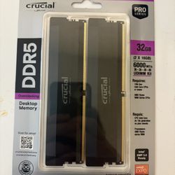 Crucial Pro Series 32GB DDR5 Ram