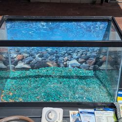 Aquarium Tank + Tons of Accessories – Ready Setup