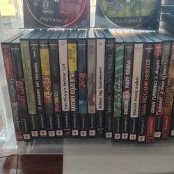 PS2 37 Games And Two Controller Complete Bundle Desl