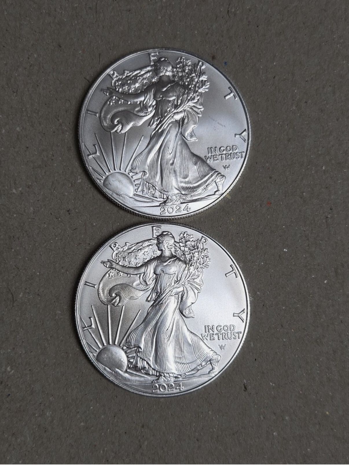 2x American Eagle Coins 0.5oz 2024