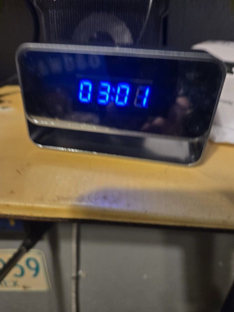 Hidden Camera Clock