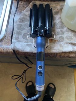 25mm Hair Curls Iron Hair Style Tools, Black Ceramic, 4 Adjustable Temperatures