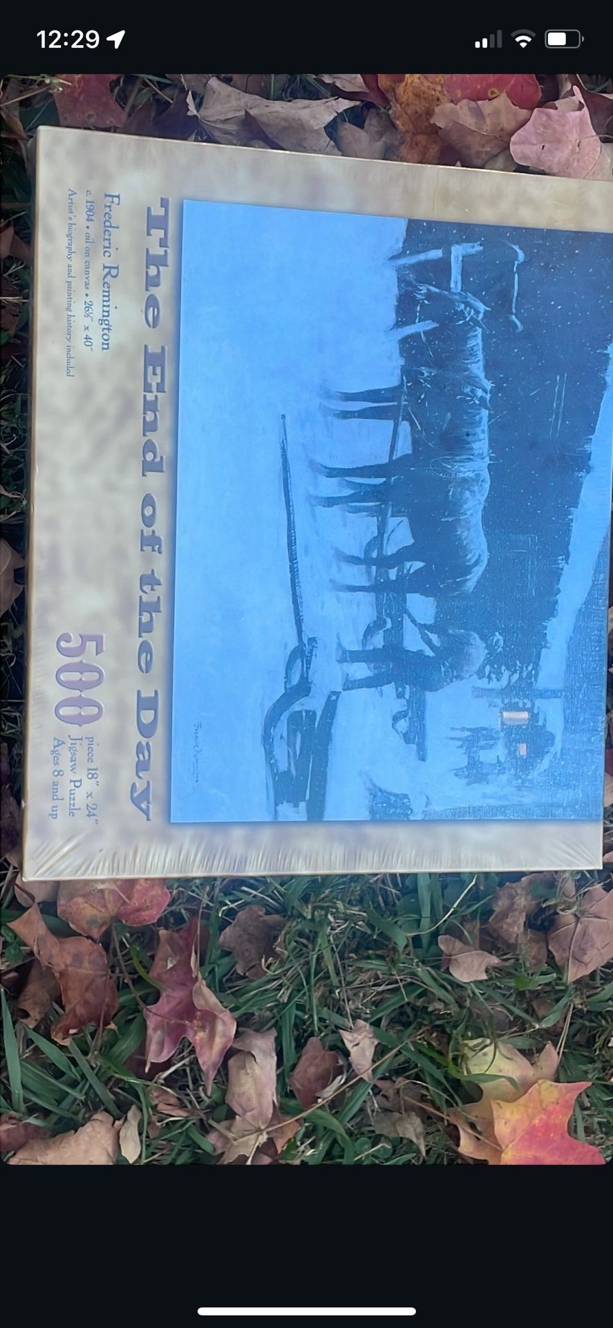 Vintage Jigsaw Puzzle The End of The Day 500 Pieces NWT Sealed