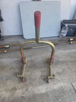 Heavy duty motorcycle rear stand