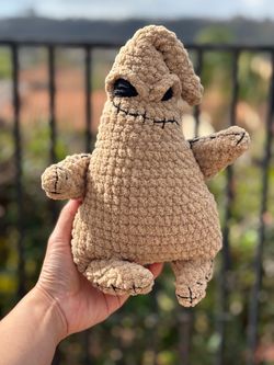 Crochet Oogie Boogie plushie