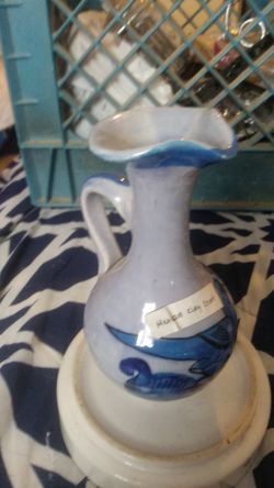 Mexican clay cruet