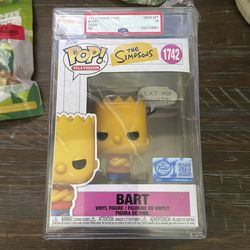 Funko pop bart PSA 10