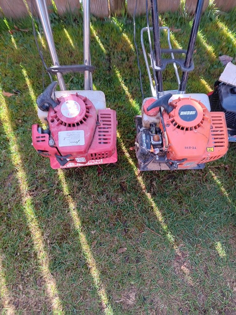 mantis rotor tiller and echo rotor tiller and craftsman blower they all ran last year can't get them to start all for $200.00