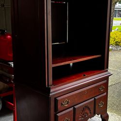 Real Cherrywood Armoire, 