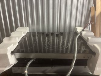 Electric Glass Cooktop 5-Burner Radiant Stovetop
