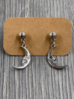 Whimsical Dangling Moon Earrings
