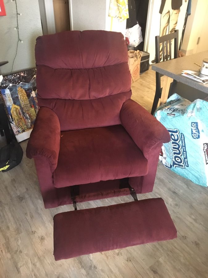 Red La-Z-Boy Recliner Chair