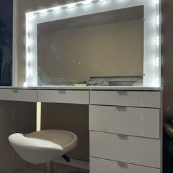 Vanity & chair