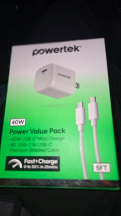 Powertek 40W USB-C Wall Charger Value Pack