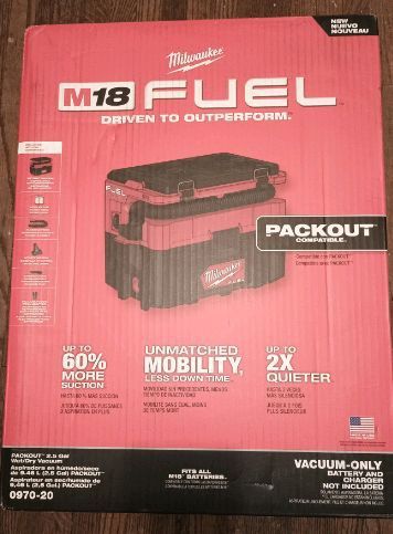 Milwaukee Packout Wet/Dry Vacuum