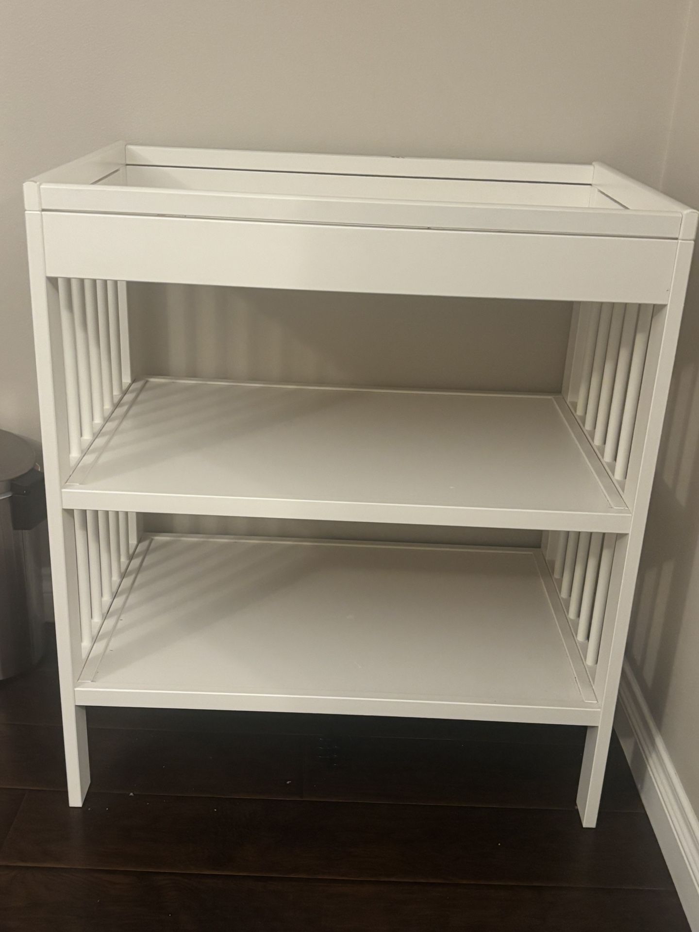 Wood Diaper Changing Station