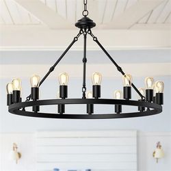 Wagon Wheel Chandelier