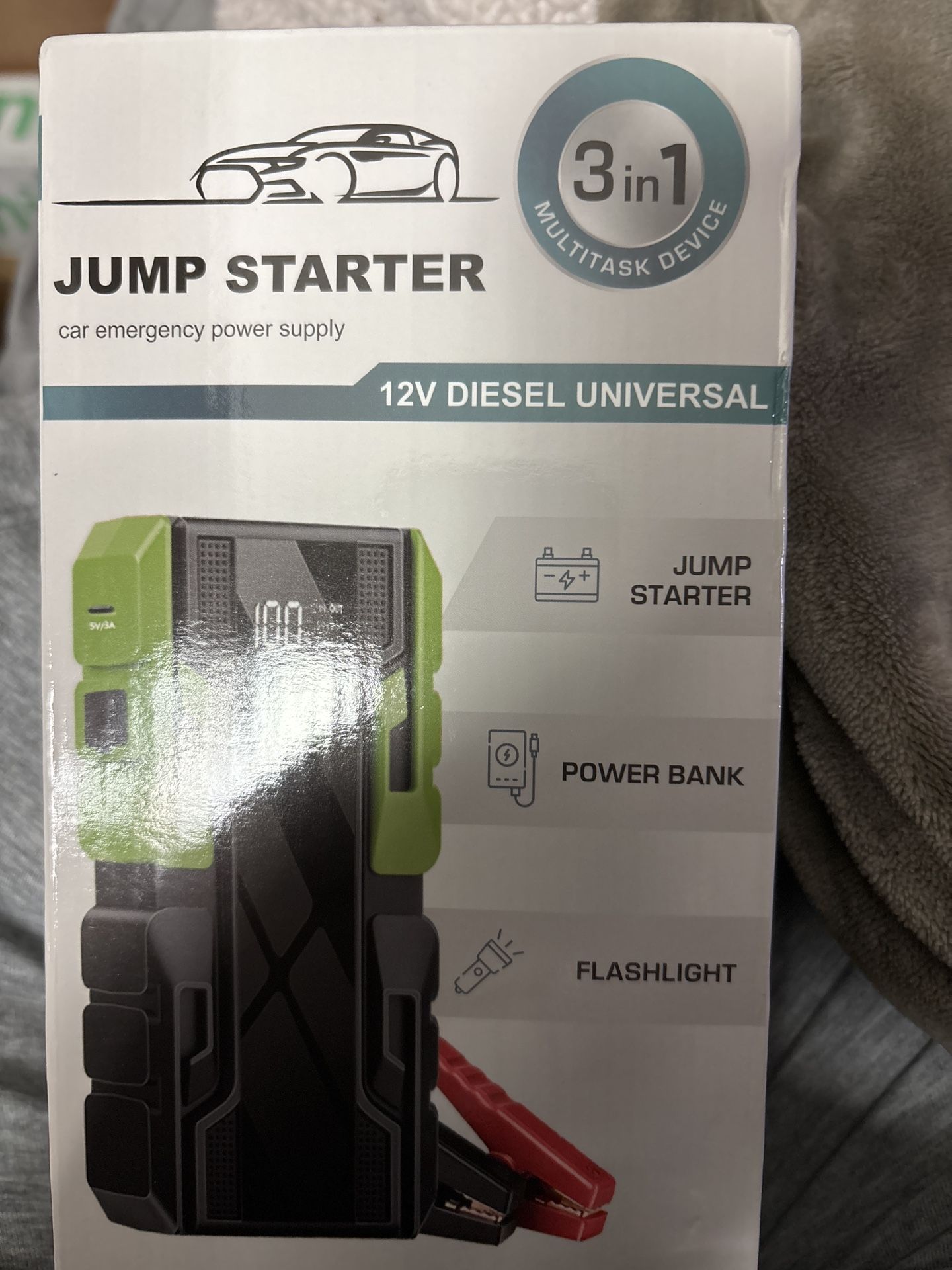 3-in-1 Jump Starter