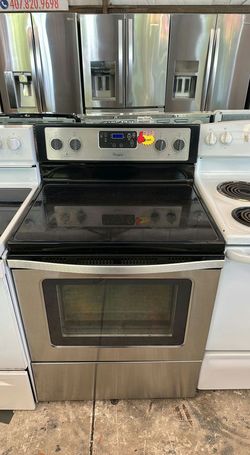 Whirlpool GlassTop Stove Stainless
