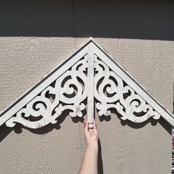 Wood Wall - Gable Pediment “arch” 