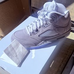 Jordan 5 Wolf Grey 11.5m  With Proof $300