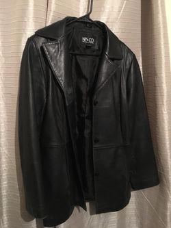 Woman’s Leather Jacket NY&Co. Size Large