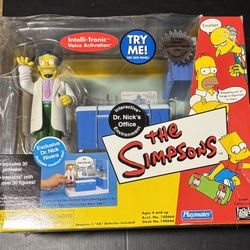 Simpsons interactive Dr. Nicks Office vintage collectible toy