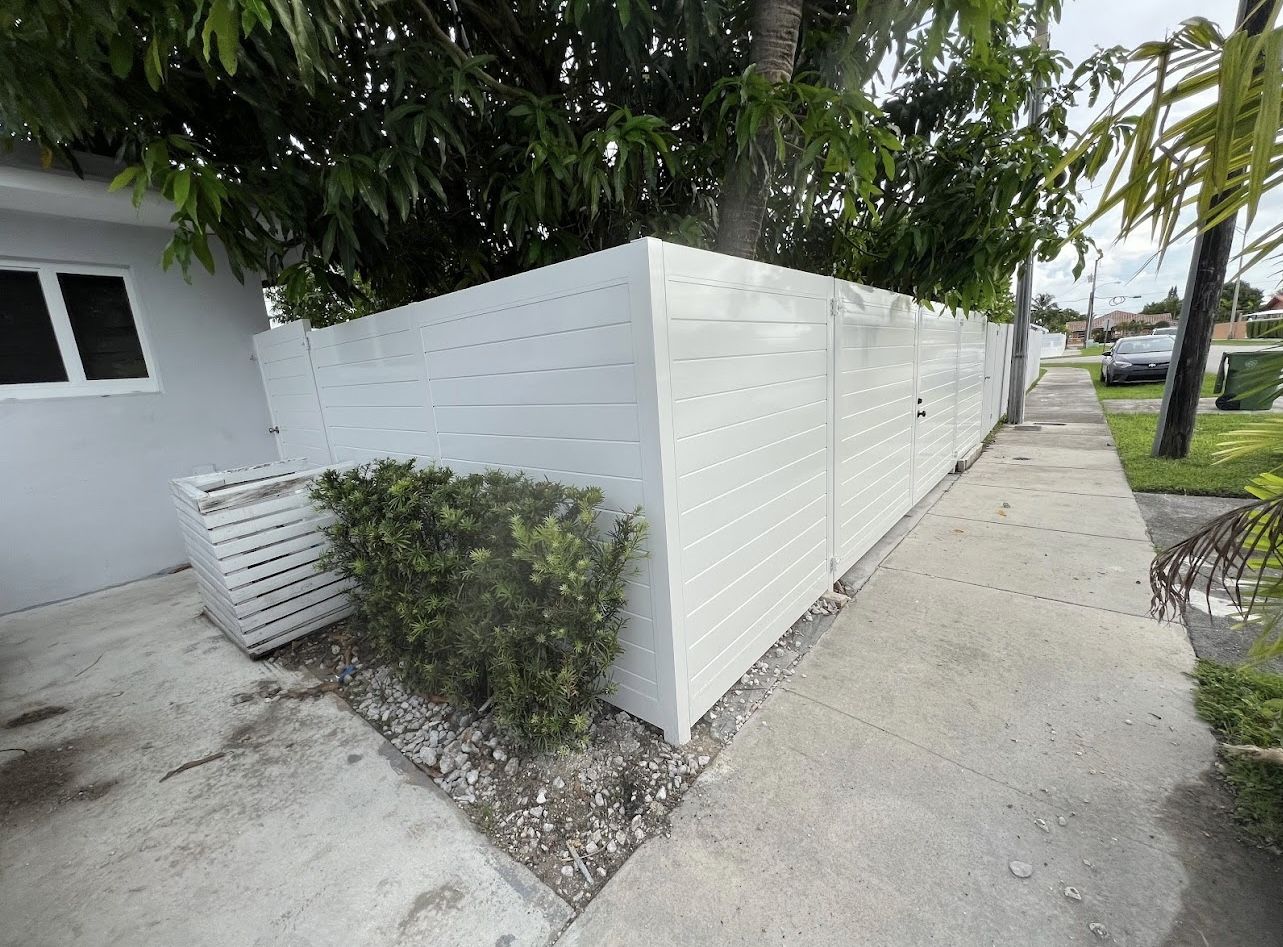 Machimbrado, Woven, Horizontal, FENCE And GATES Aluminum