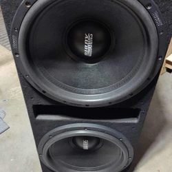 sundown audio dual 15in subwoofers 
