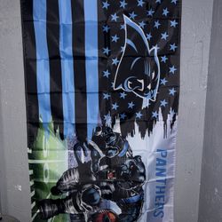 USED FLAGS SIZE 3ftx5ft panthers, Browns Giants, Chiefs bills Steelers Bengals 