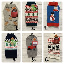 Dog Cat  XS Sweaters All NWT Please Read Details