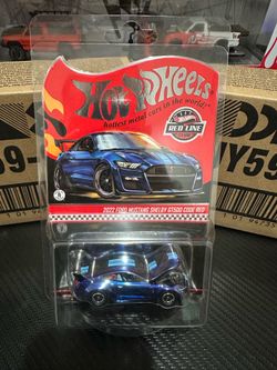 Hot Wheels RLC 2022 Ford Mustang Shelby GT500 Code Red (Spectraflame Blue)