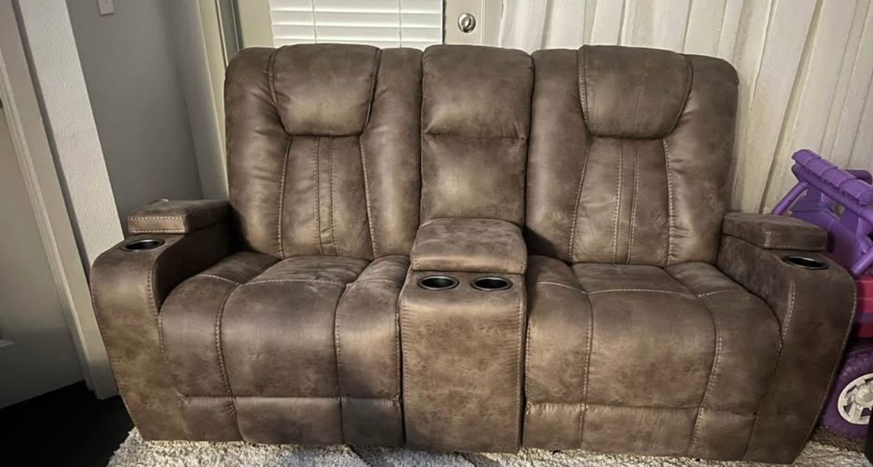 reclining sofa & love seat