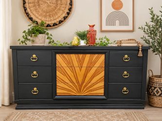Gorgeous Vintage MCM Triple Dresser