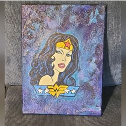 Handpainted canvas 11 x 13