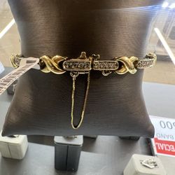 14k Diamond Bracelet 