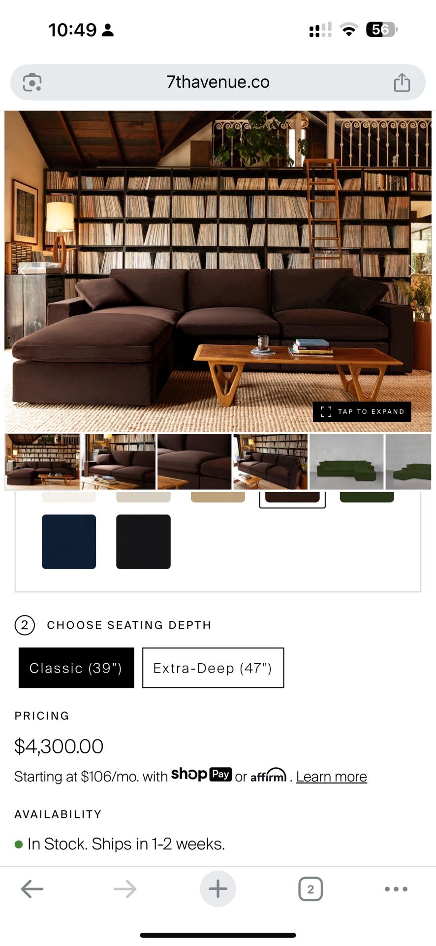 Sectional Couch
