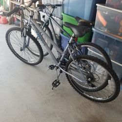 MOUNTAIN BIKES, TWO 