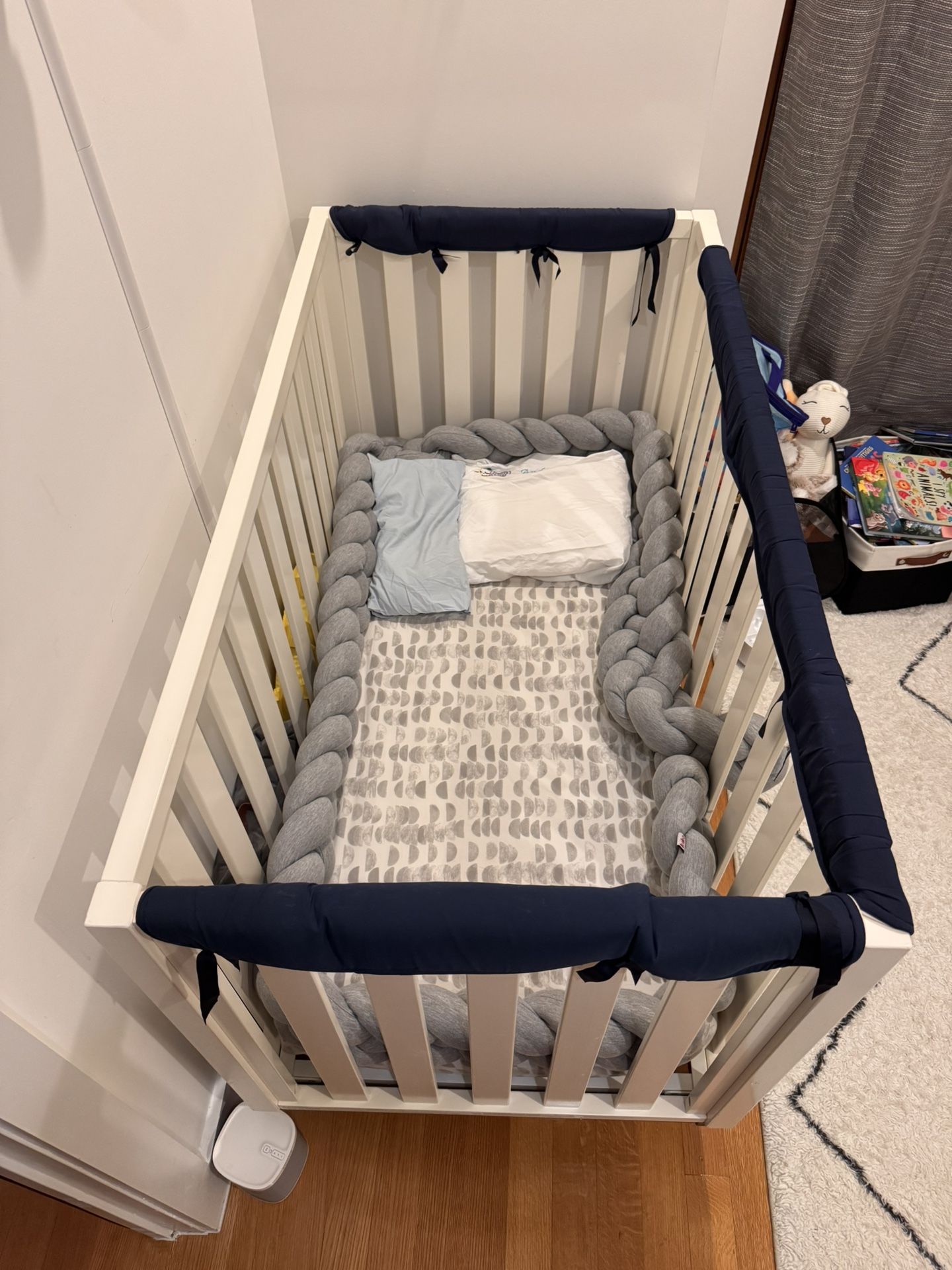 Baby Crib From West Elm W/ Tempurpedic Mattress