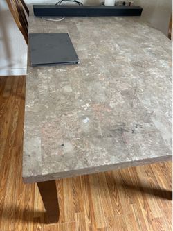 Marble table