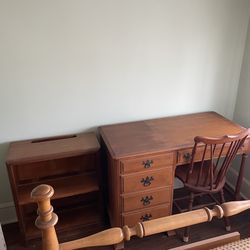 Twin Bed with Desk and Chair Only